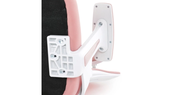 Kancelářská židle PIMEL, růžová síťovina