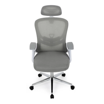 Kancelářská židle PIMEL, šedá síťovina