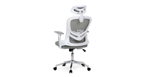 Kancelářská židle PIMEL, šedá síťovina