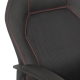 Kancelářská židle PISUERGA, černá/červená
