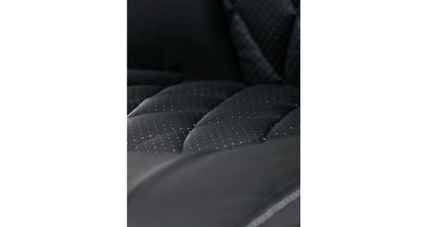 Kancelářská židle POLVEL, černá ekokůže