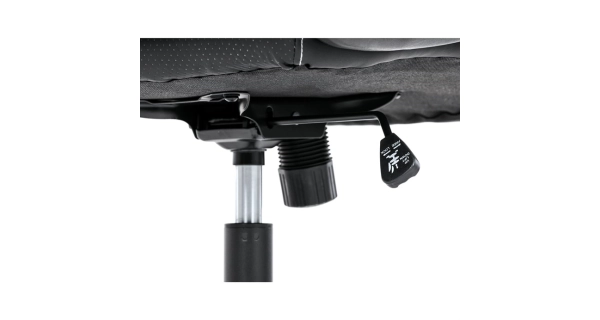 Kancelářská židle POLVEL, černá ekokůže