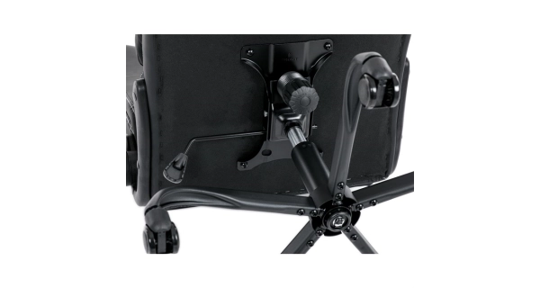 Kancelářská židle POLVEL, černá ekokůže