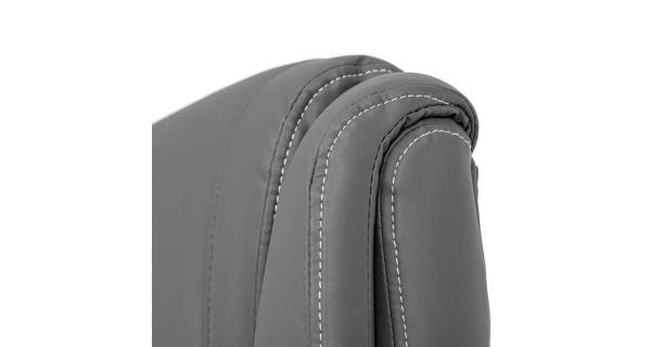 Kancelářská židle POLVEL, šedá ekokůže