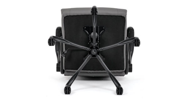 Kancelářská židle POLVEL, šedá ekokůže