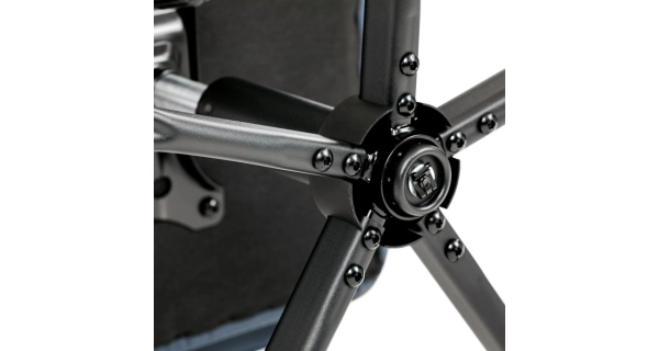 Kancelářská židle POLVEL, tmavě modrá ekokůže