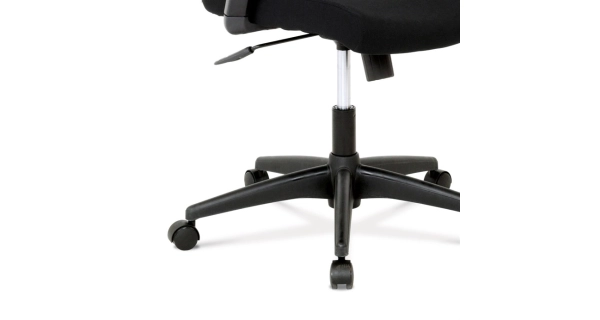 Kancelářská židle s podhlavníkem MANOLITO, látka mesh černá, houpací mechanismus