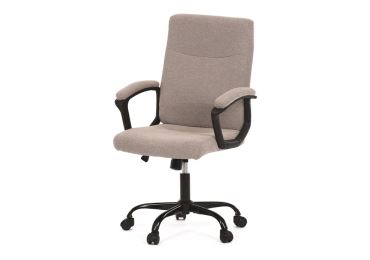 Kancelářská židle SOLLEM, krémová látka