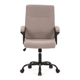 Kancelářská židle SOLLEM, krémová látka