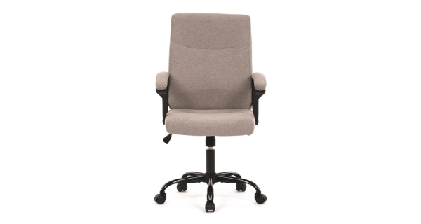 Kancelářská židle SOLLEM, krémová látka