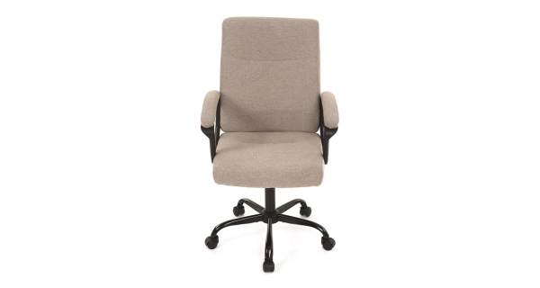 Kancelářská židle SOLLEM, krémová látka