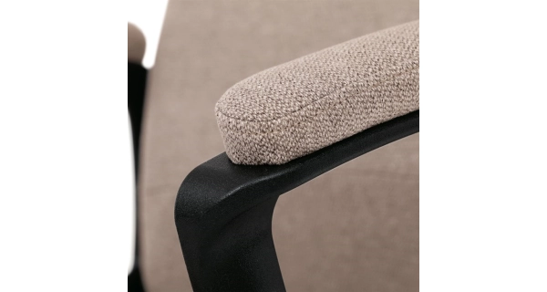 Kancelářská židle SOLLEM, krémová látka