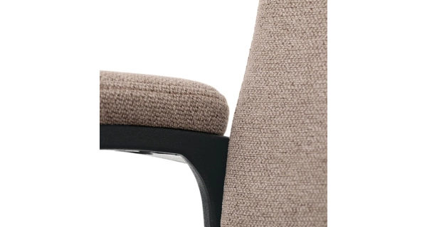 Kancelářská židle SOLLEM, krémová látka