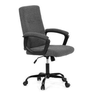 Kancelářská židle SOLLEM, šedá látka