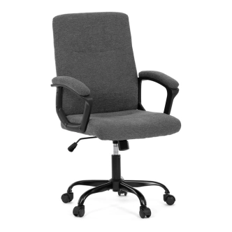 Kancelářská židle SOLLEM, šedá látka