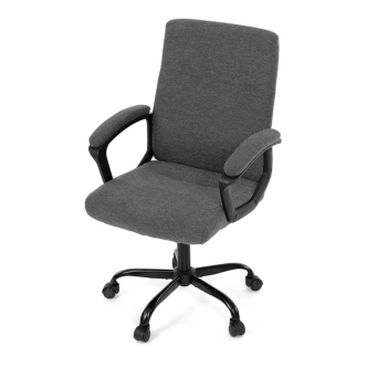 Kancelářská židle SOLLEM, šedá látka