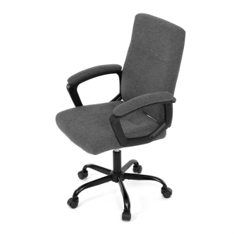 Kancelářská židle SOLLEM, šedá látka