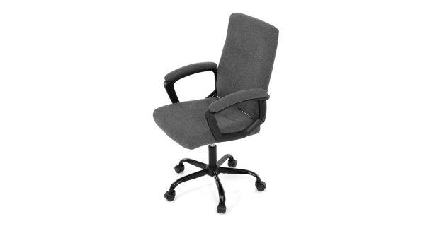 Kancelářská židle SOLLEM, šedá látka