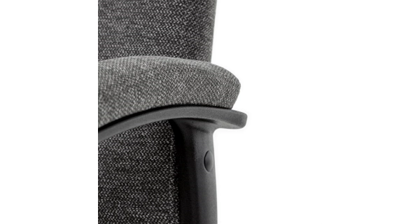 Kancelářská židle SOLLEM, šedá látka