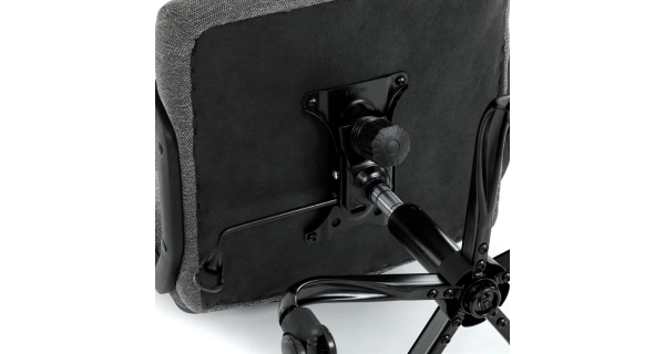 Kancelářská židle SOLLEM, šedá látka