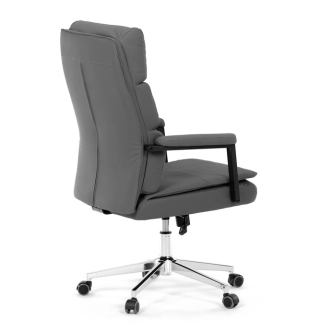 Kancelářská židle XERHAL, šedá ekokůže