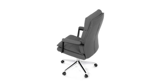 Kancelářská židle XERHAL, šedá ekokůže