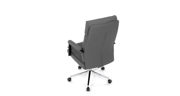 Kancelářská židle XERHAL, šedá ekokůže