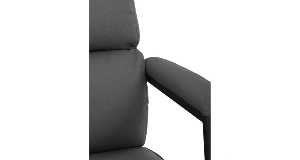 Kancelářská židle XERHAL, šedá ekokůže