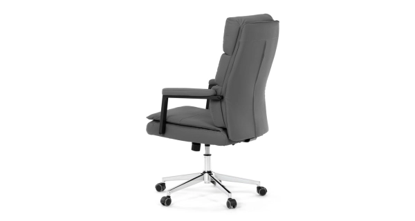 Kancelářská židle XERHAL, šedá ekokůže