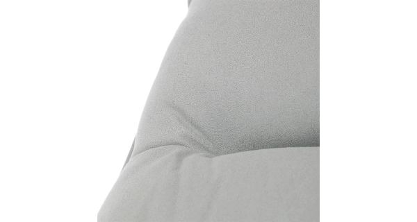 Kancelářská židle ZALRIS s podnožkou, světle šedá látka