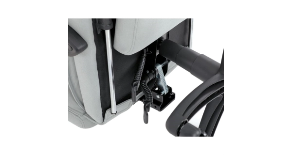 Kancelářská židle ZALRIS s podnožkou, světle šedá látka