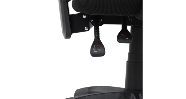 Kancelářská židle ZORFENTOR, černá síťovina