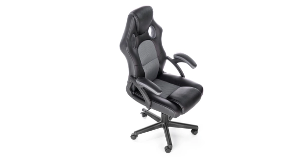 Kancelářské křeslo ALVERSTONE, černé/šedé