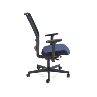 Kancelářské křeslo AMUNA, černá/modrá
