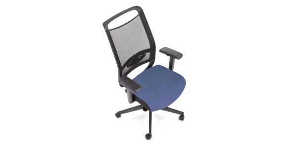 Kancelářské křeslo AMUNA, černá/modrá