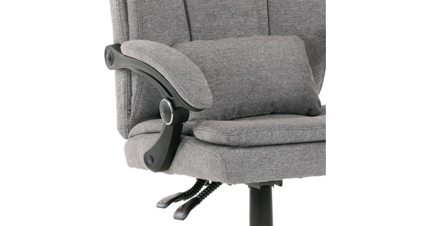 Kancelářské křeslo ANCOHUMA, šedá látka
