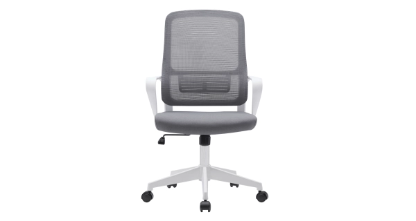 Kancelářské křeslo BERINO, šedá/bílá