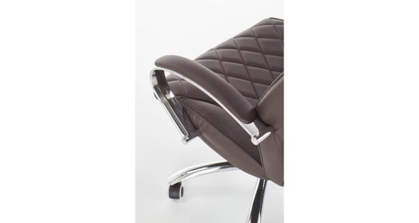 Kancelářské křeslo CHAGAS, čokoládová