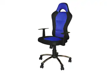 Kancelářské křeslo CYRIL, černá/modrá