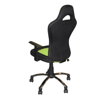 Kancelářské křeslo CYRIL, černá/zelená