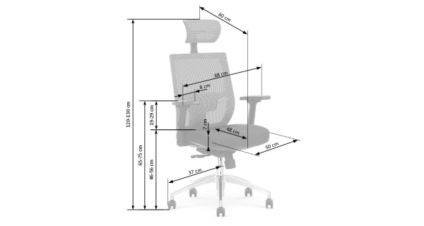Kancelářské křeslo FLERINGE, šedá/černá