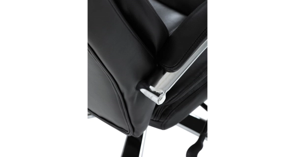 Kancelářské křeslo JORFENGAR, černá ekokůže