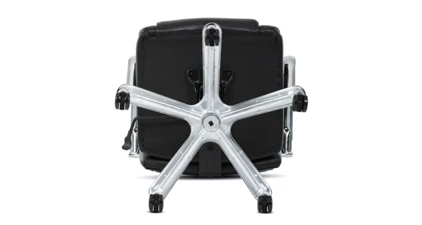 Kancelářské křeslo JORFENGAR, černá ekokůže