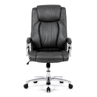 Kancelářské křeslo JORFENGAR, šedá ekokůže