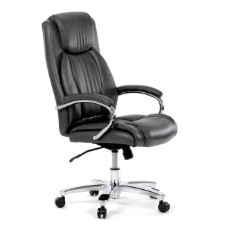 Kancelářské křeslo JORFENGAR, šedá ekokůže