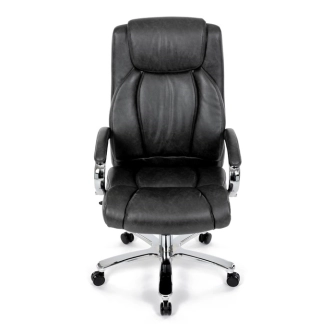 Kancelářské křeslo JORFENGAR, šedá ekokůže