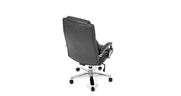 Kancelářské křeslo JORFENGAR, šedá ekokůže