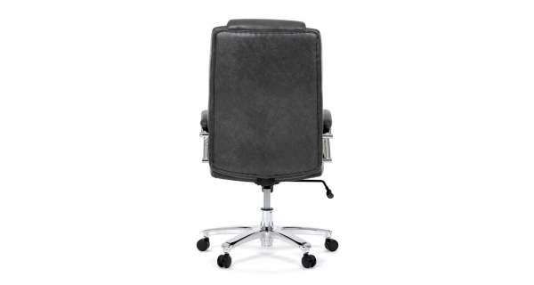 Kancelářské křeslo JORFENGAR, šedá ekokůže