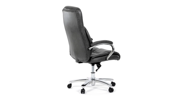 Kancelářské křeslo JORFENGAR, šedá ekokůže