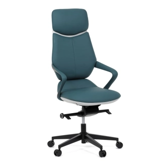 Kancelářské křeslo JORGARQUIN, zelená ekokůže